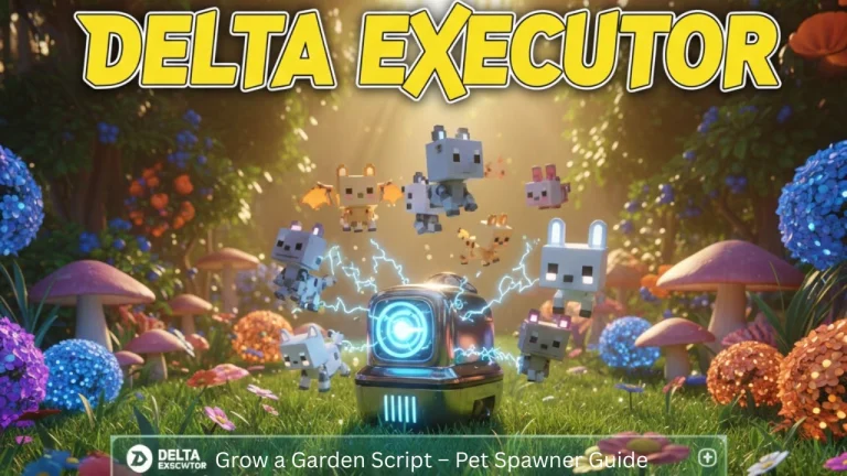 Delta Executor Grow a Garden Script – Pet Spawner Guide