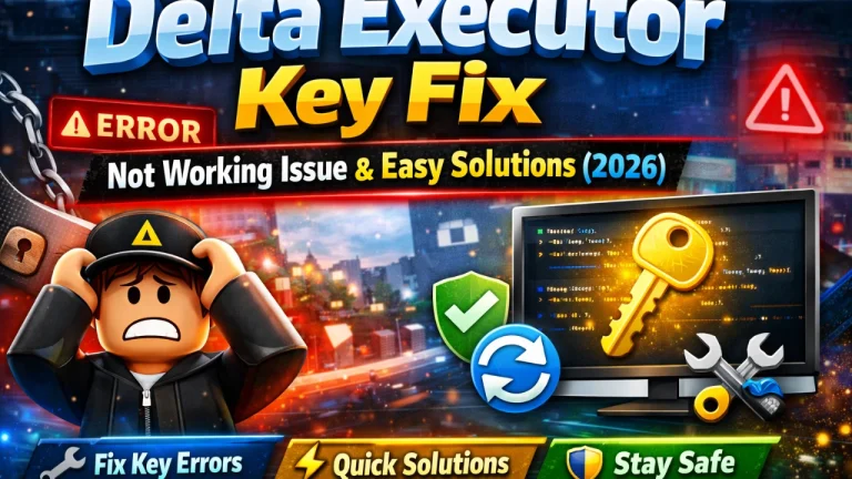 Delta Executor Key Fix – Not Working Issue & Easy Solutions (2026)
