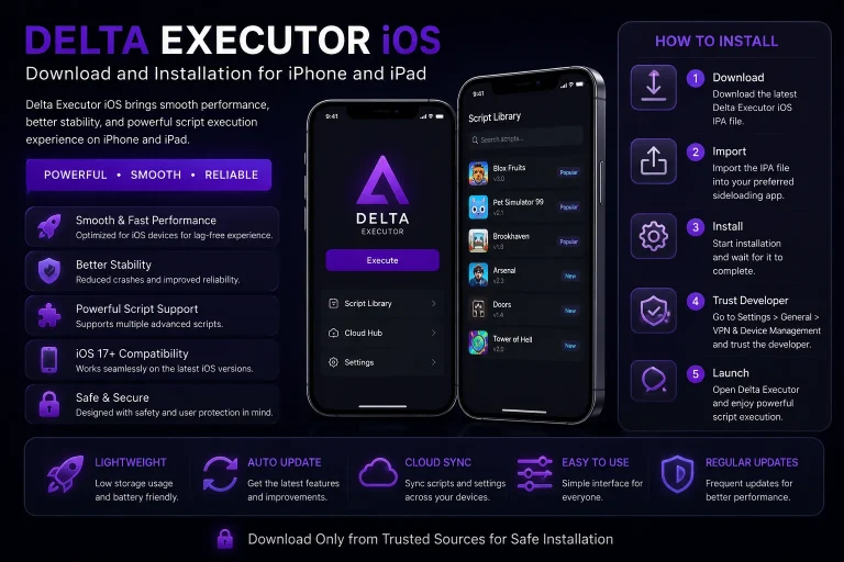 Delta Executor iOS Download and Installat for iPhone and iPad